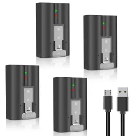 Dftim 753980260093 4-pack V4 Replacement Battery Compatible With Ring-video Doorbell 2/3/4/3plus