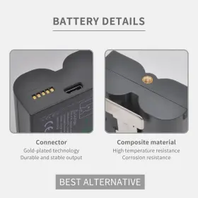 Dgftb 732122671027 1-pack 6040mah Battery With 1 Charger Station For Ring-doorbell 2/3/4 Spotli #3