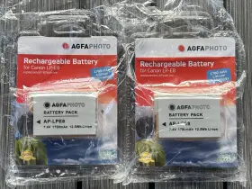 Ap-lpe8 Digipower 2 Pack Rechargeable Lithium-ion Replacement Battery For Canon Lp-e8