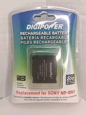 Bp-bn1a Digipower Rechargeable Battery Replacement Sony Np-bn1 Digital Camera Li-ion G7