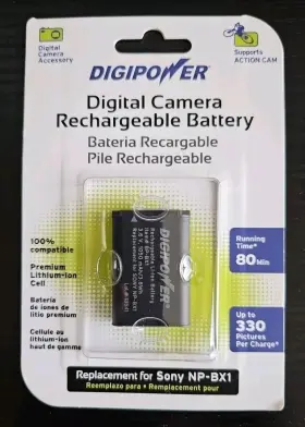 Np-bx1 Digipower Bp-bx1 Digital Camera Rechargeable Battery Replacement For Sony New