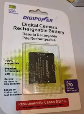 Canonnb-11l Digipower Bp-nkl19 Li-ion Digital Camera Rechatgeable Battery Replacement For