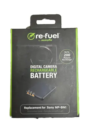 Np-bn1 Digipower Rf-bn1 Re-fuel Rechargeable Lithium-ion Battery For Sony