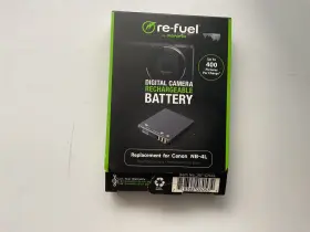 Rf-cn4l Digipower - Re-fuel Rechargeable Lithium-ion Replacement Battery For Canon Nb-4l