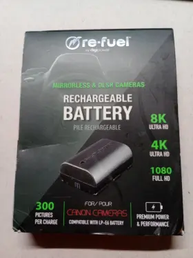 Rf-lpe6 Digipower Nib Canon Lp-e6 Battery Pack Digital Camera Replacement - #2
