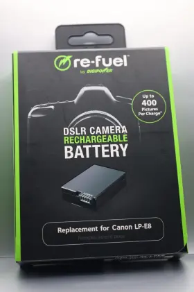 Rf-lpe8 Digipower Re-fuel Rechargeable Lithium-ion Replacement Battery For Canon Lp-e8