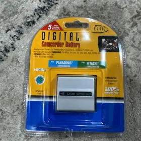 Digital Concepts 021331255945 Camcorder Battery Replacement 1400 Mah