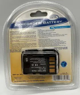 Digital Concepts 021331682857 Camcorder Rechargeable Battery Replacement #2