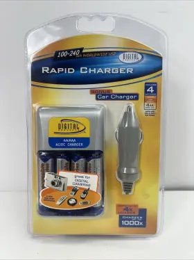 Ch-3925 Digital Concepts Ch3925 2 Hour Charger For Cameras 4 Ni-mh Aa Batteries 2000mah