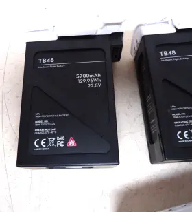 Tb48-5700-22.8-6s Dji Lot Of 3 - Inspire 1 Drone Tb48 Battery 5700mah Intelligent Flight #2