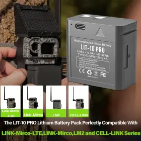 Lit-10 Dmmns 611851337520 2-pack Upgraded Rechargeable 10500mah Battery For Lithium #3