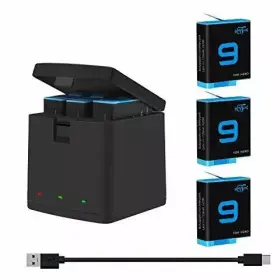 Dongguan Hongbo New Energy Technology Co. Ltd. 600358998587 Reytric Hero 9 Replacement Batteries 3-pack And 3 X With Charger