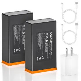 Dongni 757350687169 For Edge Battery Pack 2pcs 5000mah Power Mag Rechargeable With