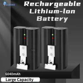 Dsgsano 774113816109 2-pack 6040mah Battery For Ring-doorbell 2/3/4 Spotlight And Stick Up Cam Rec #2