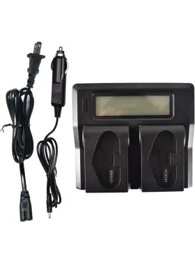 10093319 Dste Replacement For 1.5a Dual Battery Charger Compatible Canon Lp-e19 Lp-4en