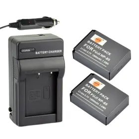 Dc122 Dste 700755685063 2x Np-85 Battery Travel And Car Charger Adapter For Fujifilm Fi
