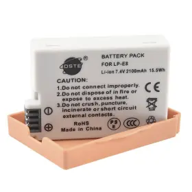 Lp-e8 Dste 718879258506 2-pack Battery Dual Lcd Charger Compatible With Canon Eos 550 #3