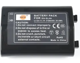 En-el4a Dste Dank04 Replacement For Rechargeable Li-ion Battery Compatible Nikon D2z #3