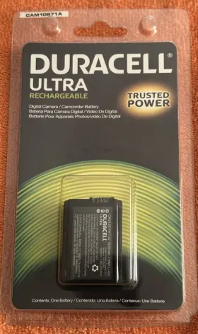 Cam10571a Duracell 840821070390 Ultra Rechargeable Digital Camera Camcorder Battery 7.4v