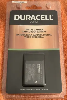 Cam10453 Duracell 840821070727 Ultra Rechargeable Digital Camera Camcorder Battery 3.7v
