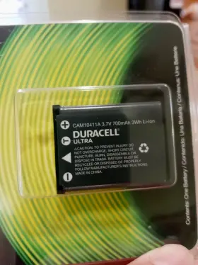 Cam10411a Duracell Ultra Rechargeable 3.7v 700mah Battery Digital Camera New #2