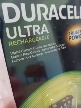 Cam10411a Duracell Ultra Rechargeable 3.7v 700mah Battery Digital Camera New #3