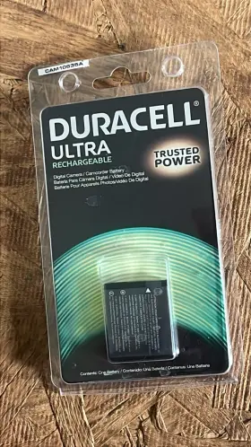 Duracell Cam10635a Ultra Rechargeable Li-ion Camera Battery 3.7v 700mah