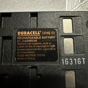 Dr10 Duracell Rechargeable Camcorder Battery 6v-2100mah Nimh #3