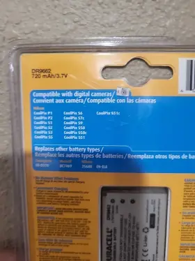 Dr9662 Duracell 3.7 Volt Li-ion Rechargeable Battery Oem Compatible Nikon #3