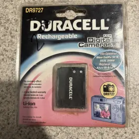 Dr9727 Duracell Li-ion Digital Camera Battery Open Box Untested