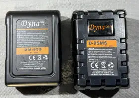 Dm-95a Dynacore V Mount Dm 95s 14.8v 95wh 10a Camera Battery And D 95ms Set Of 2 Batterie
