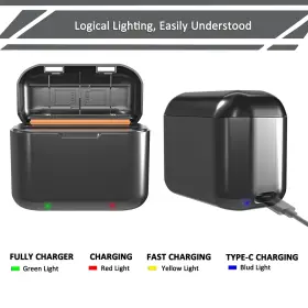 E Ersy 611851336721 Eersy Replacement For Insta 360 X3 Fast Battery Charger Hub With Misro Sd Car #2