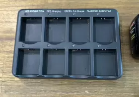 Ch-lx8e Eartec Chlx8e Multi-port Charging Base For 8x Rechargeable Li-ion With Ac Adapter #3