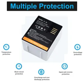 Ebkk 611851334345 2-pack Replacement Batteries Compatible With Arlo Pro 3 / 4 And Ul #3