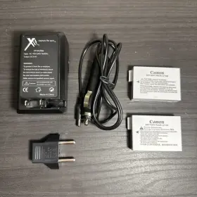 Ecc-3ljfam33j258 Ecostconnection Lp-e8 Battery Charger For Canon Eos Rebel T2i T3i Camera 2 Batteries