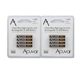 Ecc-3ljfam33j600 Ecostconnection Premium Pro Aaa 1100mah Nimh Rechargeable Batteries 1.2v Lot 8 Pack #2