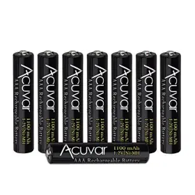 Ecc-3ljfam33j600 Ecostconnection Premium Pro Aaa 1100mah Nimh Rechargeable Batteries 1.2v Lot 8 Pack