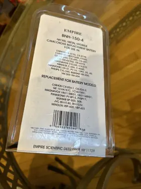 Bb-151473b Empire 009322950406 Pv-bp15 Video Battery #2