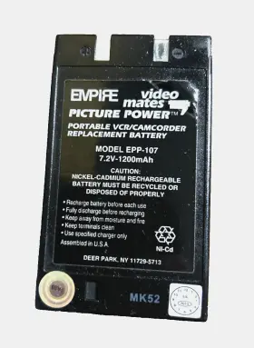 Epp-107 Empire Camcorder Replacement Battery For Elmo Ecr- 8 Picture Power