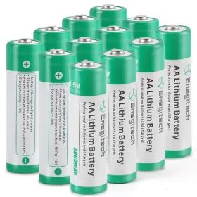 Enegitech 714583115241 Aa Lithium Battery Double A 1.5v For Blink Outdoor 4 Camera