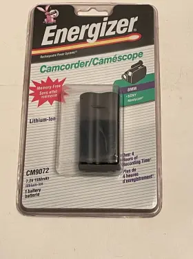 Cm9072 Energizer 039800014139 Lithium-ion Rechargeable Camcorder Battery 8mm Sony Handycam
