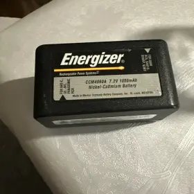 Ccm4060m Energizer 039800210142 Rechargeable Camcorder Battery 6v 2200mah Vhs C 8mm As Is