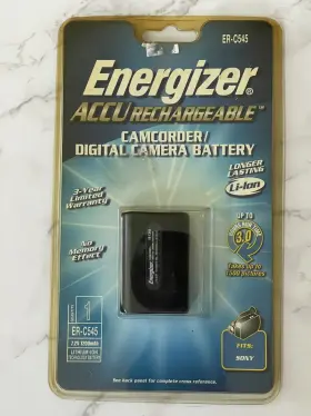 Er-c545 Energizer 809143125362 Accu Rechargeable Camcorder Digital Camera Battery New Sealed