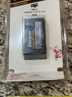 Ccm4060a Energizer 7.2v Camcorder Battery Panasonic Jvc Ge Rca Vhs-c 8mm New #3