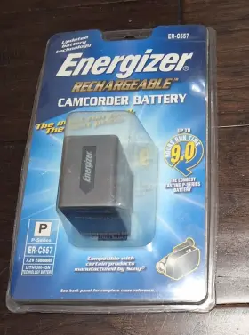 Er-c557 Energizer Rechargeable Camcorder Battery