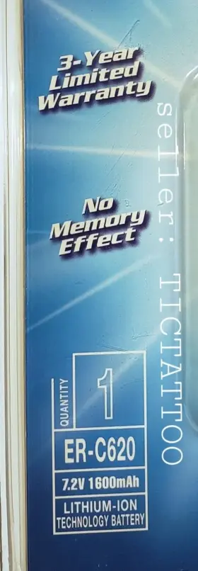 Er-c620 Energizer Accu Rechargeable Camcorder Battery Li-ion 7.2v New Sealed #2
