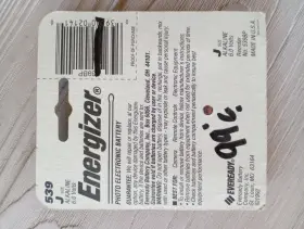 Energizer J/539 J Size/539 Battery 6.0v Brand New In Box Alkaline #2