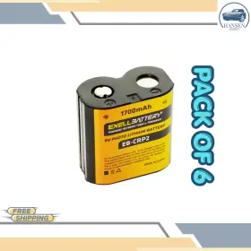 Exell 816481026572 Battery 6v 1700mah Highest Capacity Crp2 Photo - Pack Of 6
