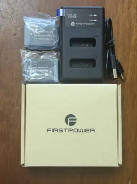 Nb-13l Firstpower 744110169010 2-pack Battery And Dual Usb Charger For Canon Powershot