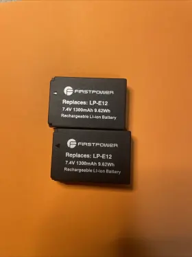 Ba-lpe12-2 Firstpower Replacement Battery Pack For Canon Lp-e12 Lc-e12 And Eos M50 Mark Ii